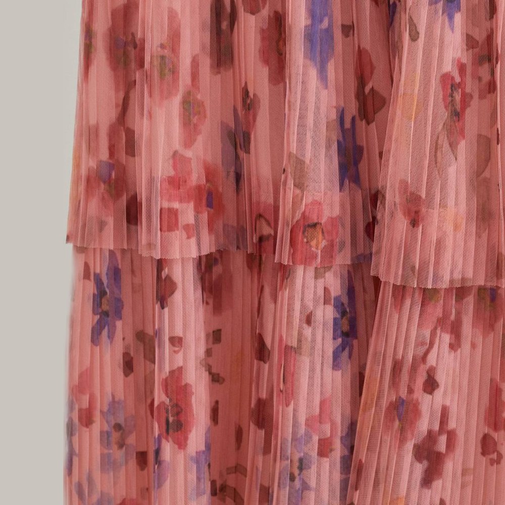 HTF Anthropologie Tomasa Pleated Tulle Midi Skirt - Picture 8 of 8